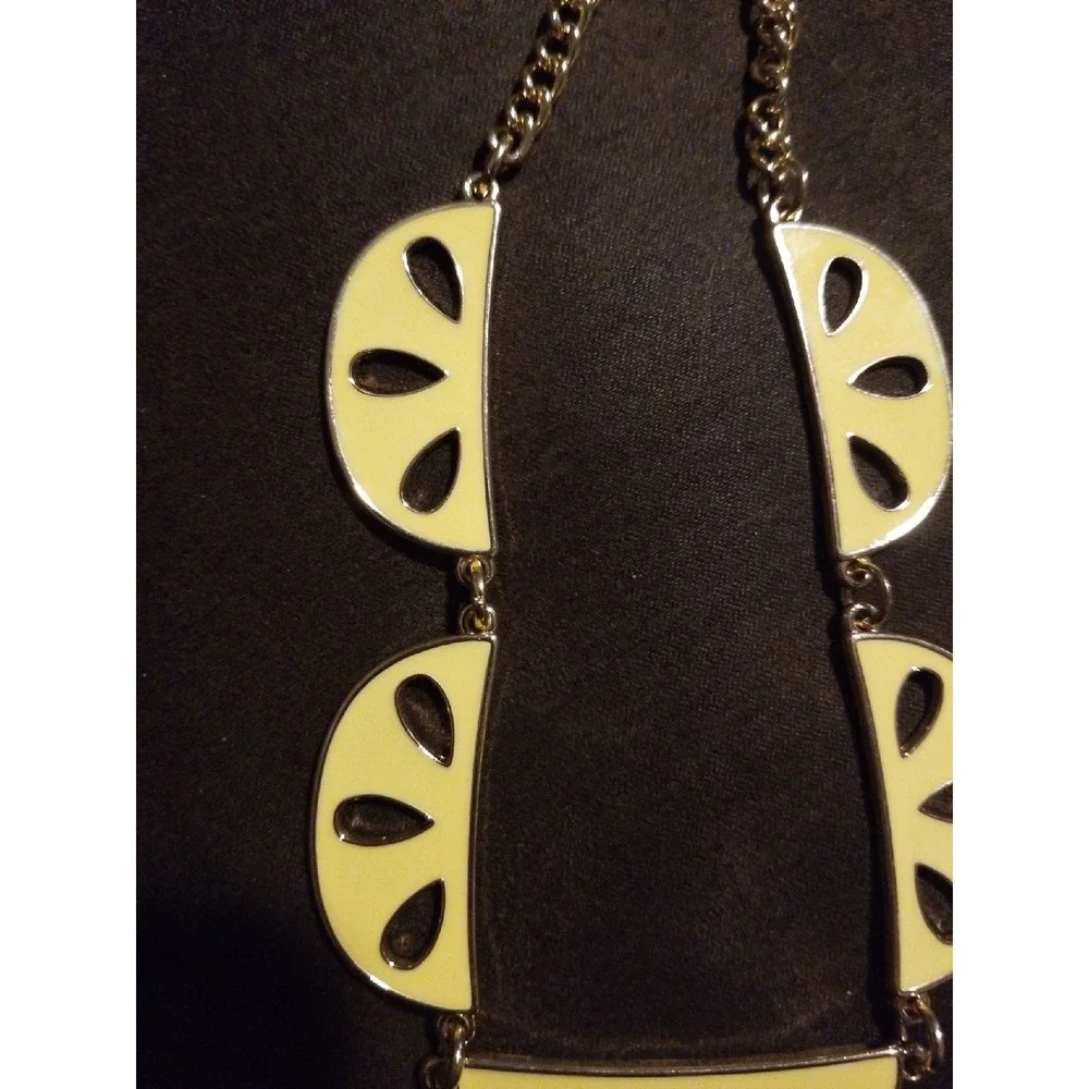 Gymboree sunny citrus lemon necklace nwt